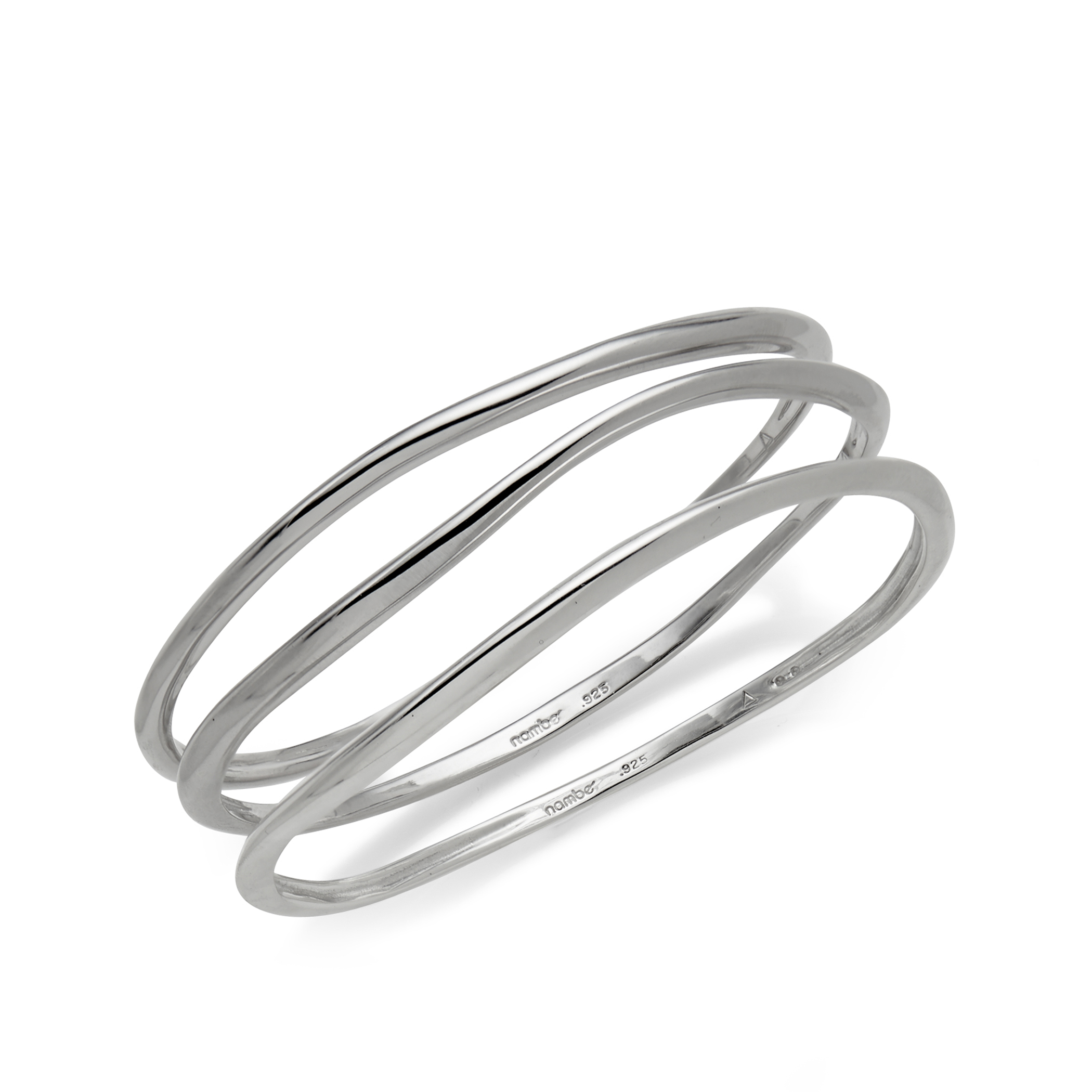 Signature Bangle Bracelets (Set of 3) image number null