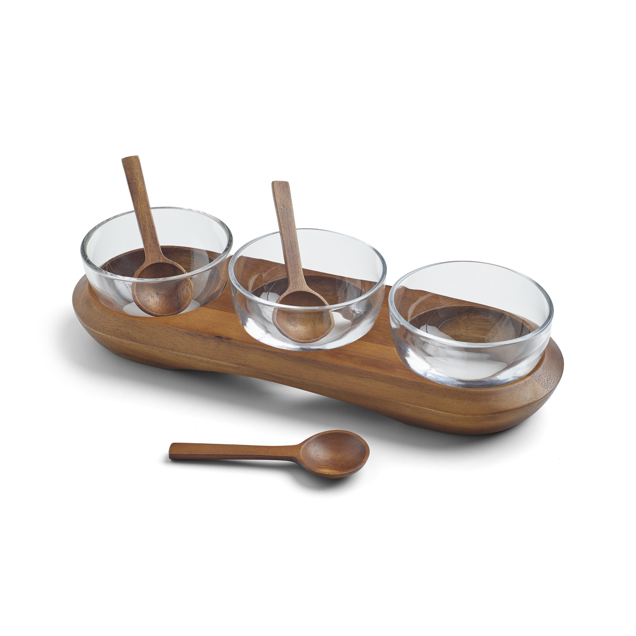 Cooper Triple Condiment Server w/ Spoons image number null