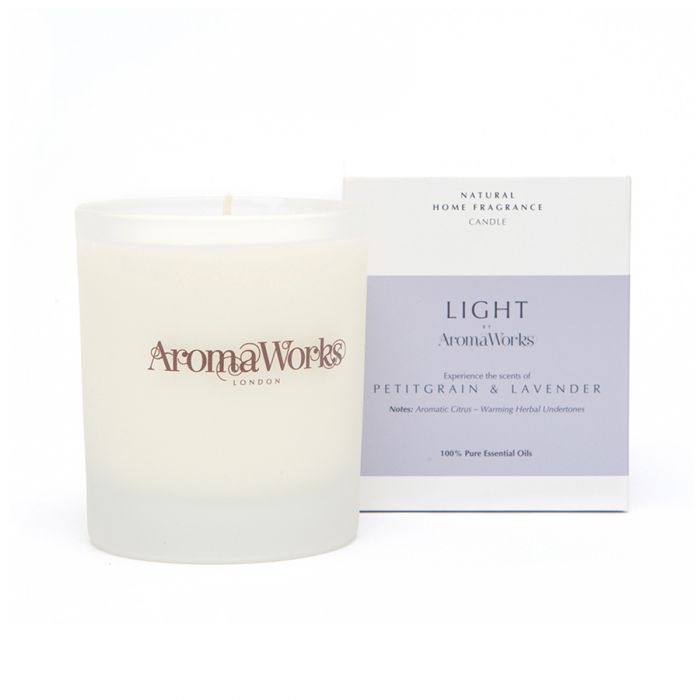 Light Single Wick Candle - Petitgrain & Lavender image number null