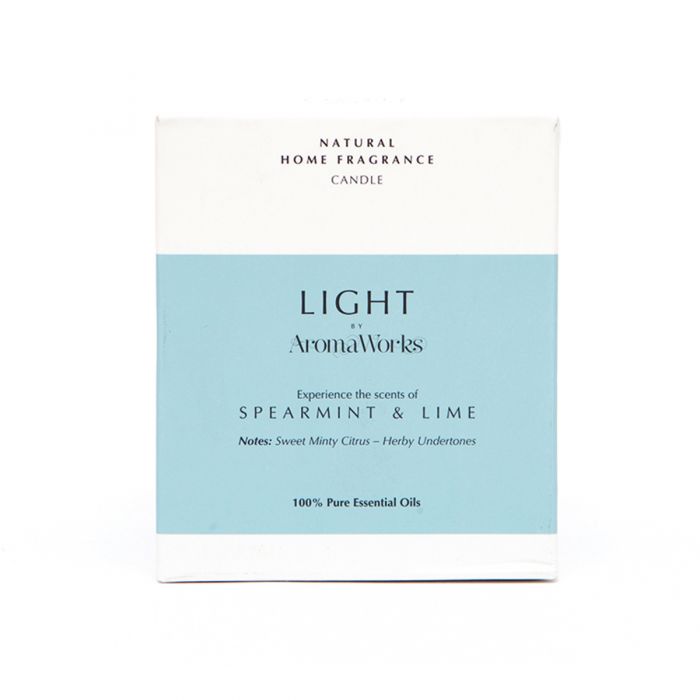 Light Single Wick Candle - Spearmint & Lime image number null