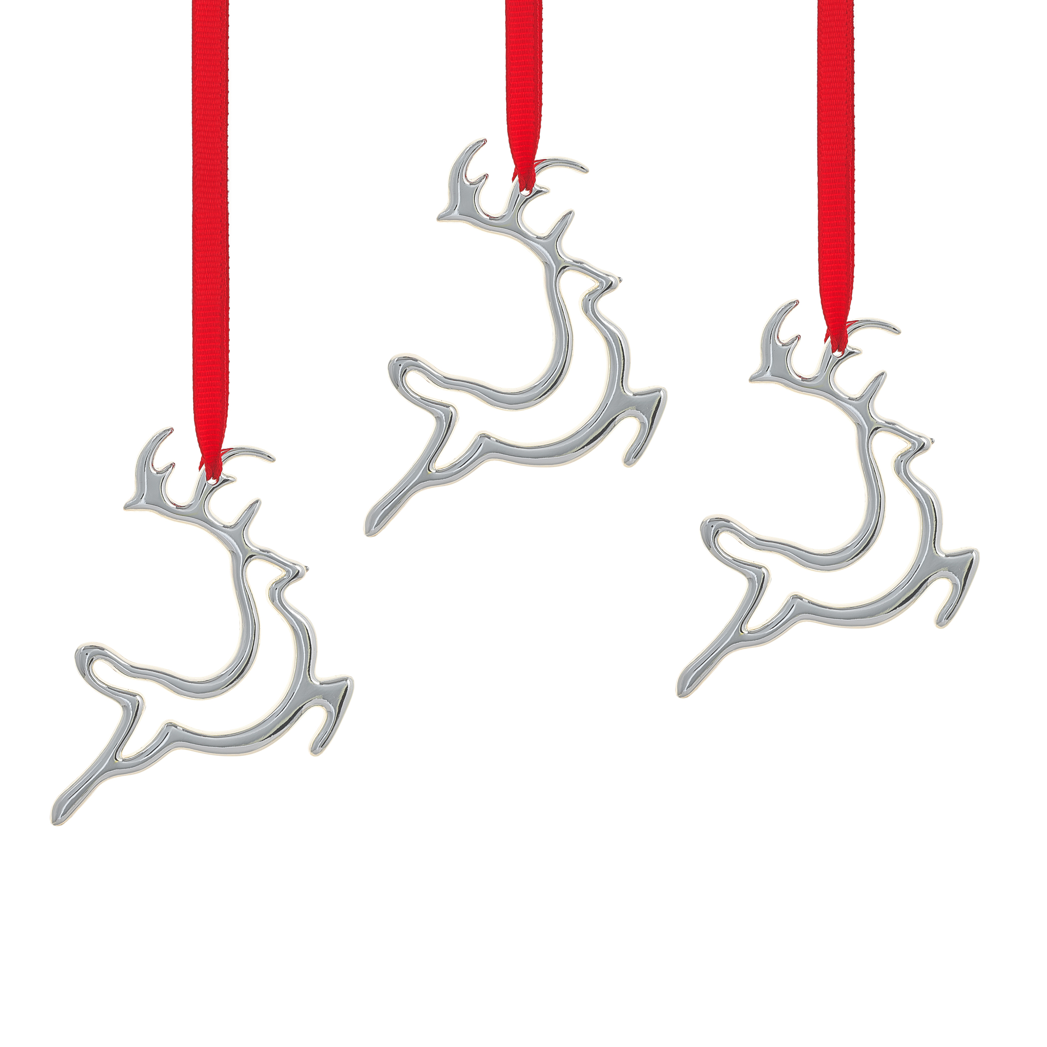 Mini Reindeer Ornaments (Set of 3) image number null