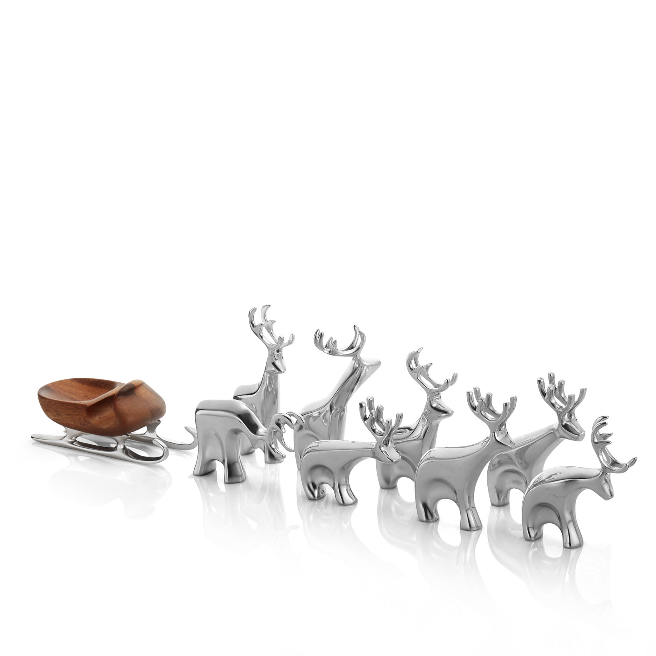 Miniature Reindeer 9pc Set image number null