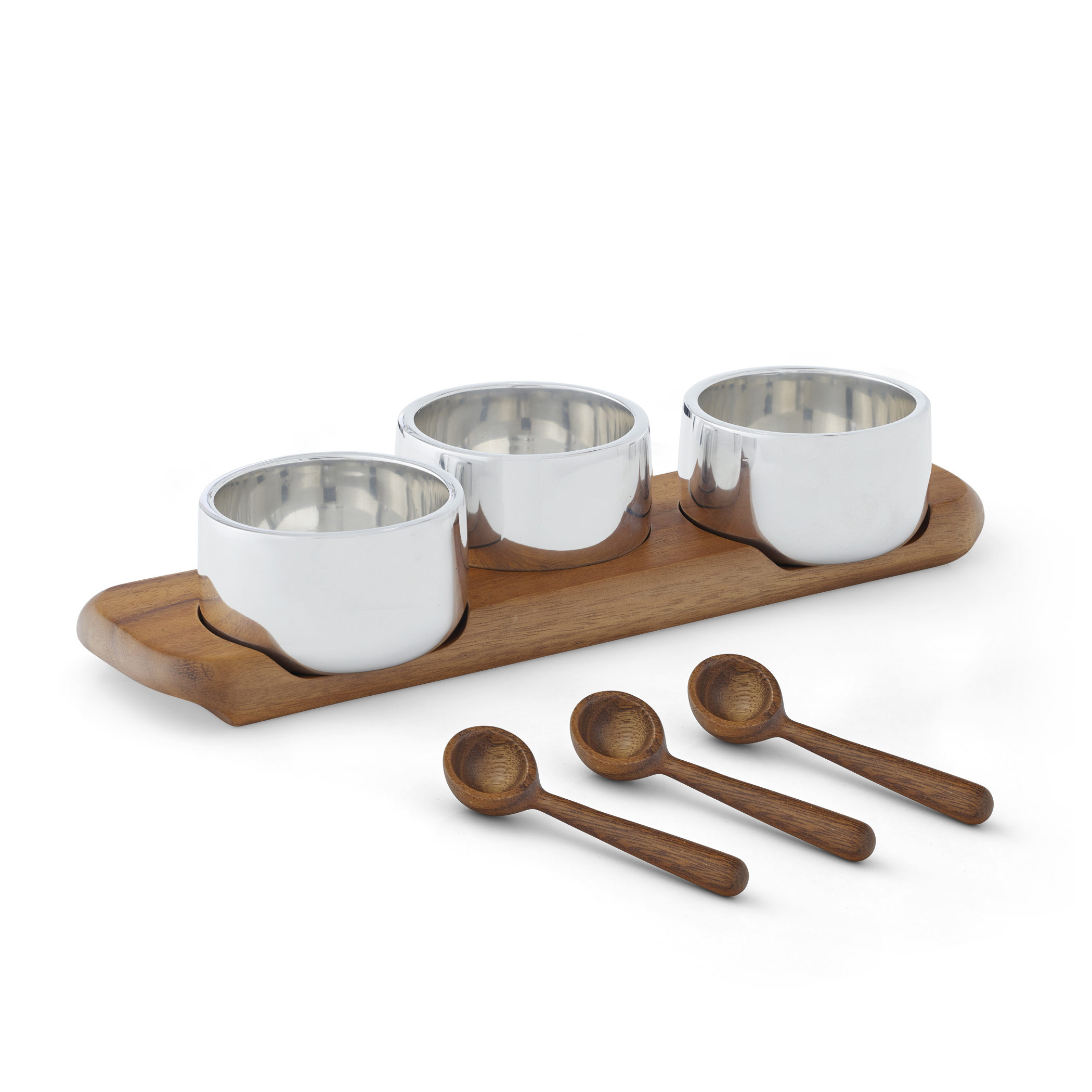 Triple Condiment Server w/ Spoons image number null