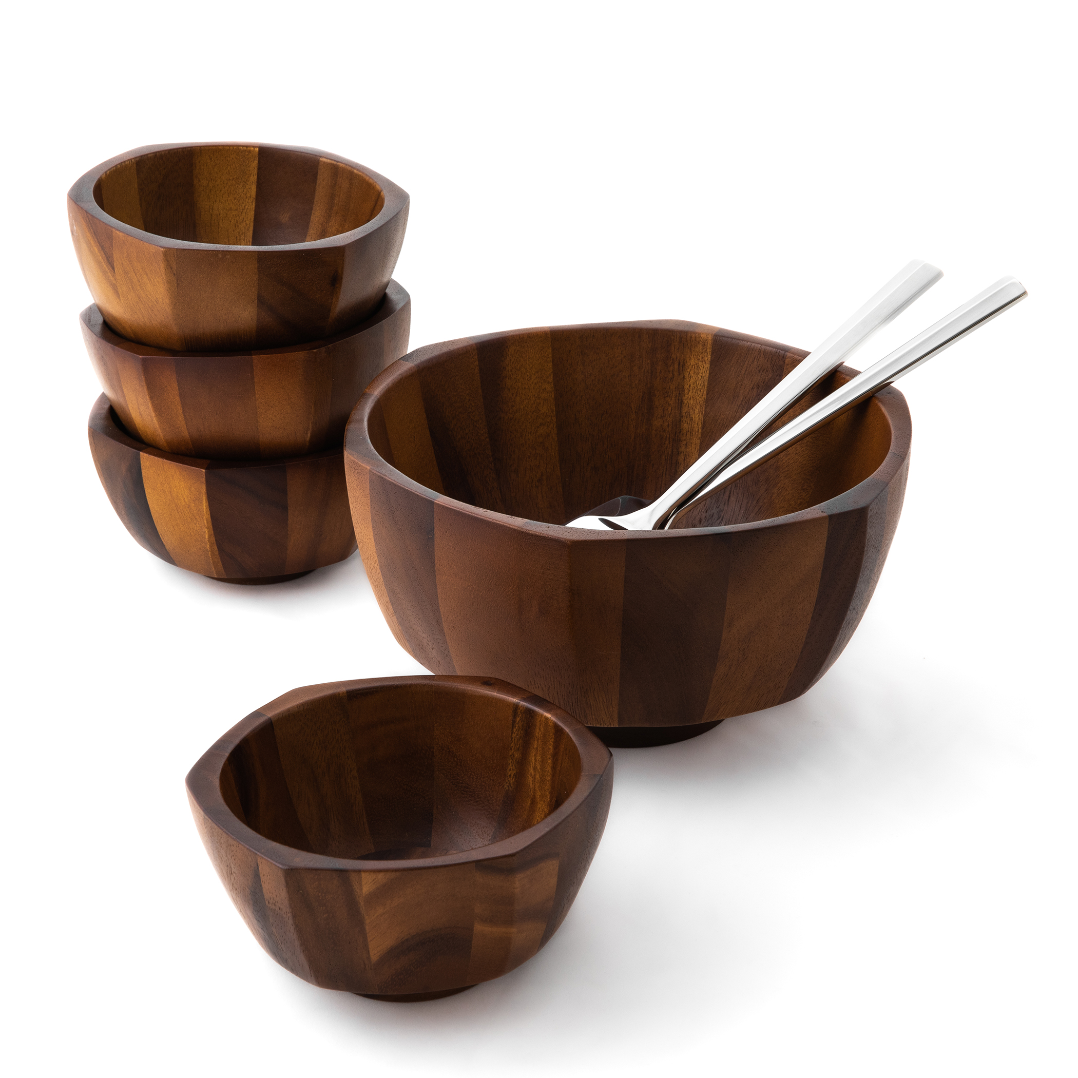 Rivet Salad Bowls (Set of 4) image number null