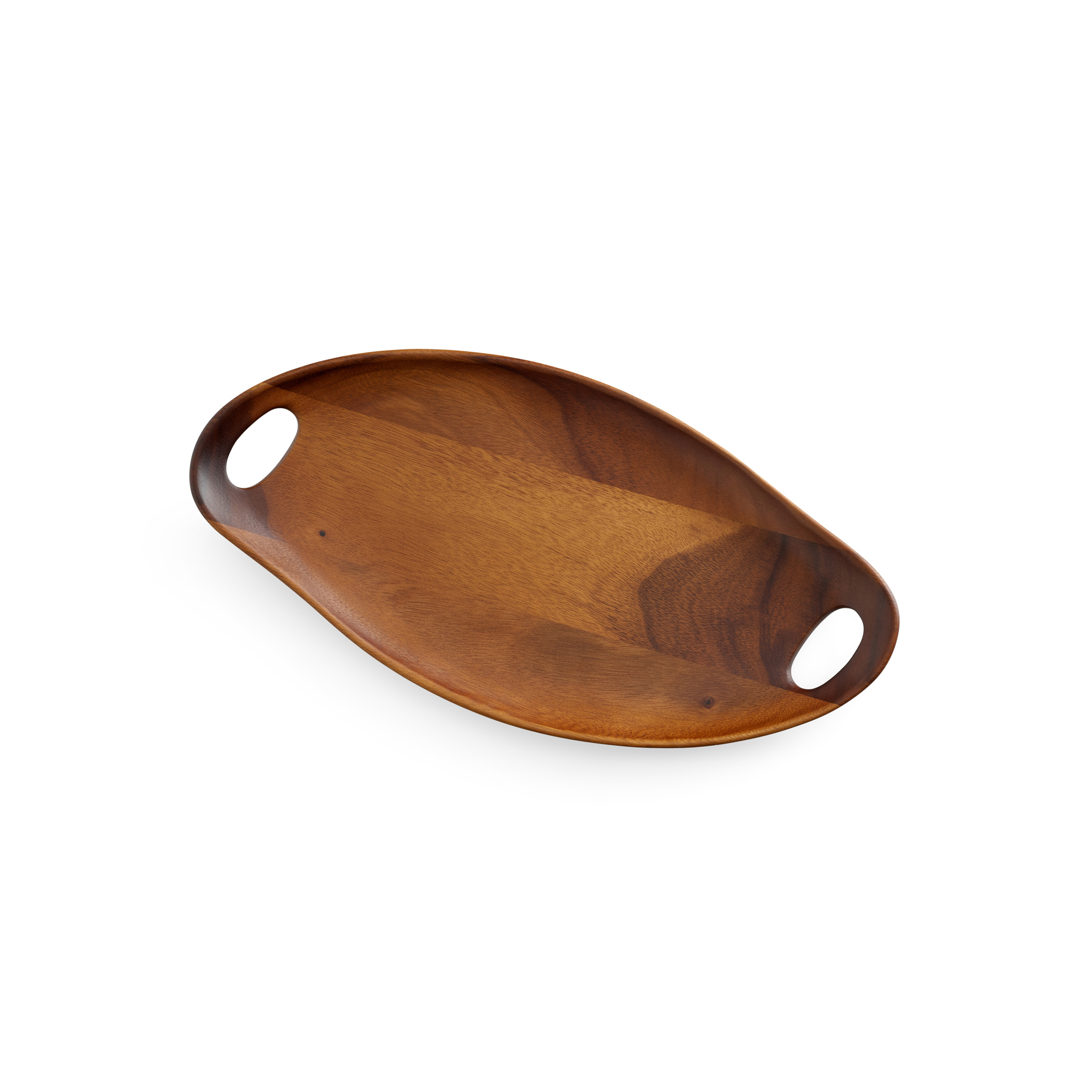 Portables Acacia Wood Tray - 18" image number null