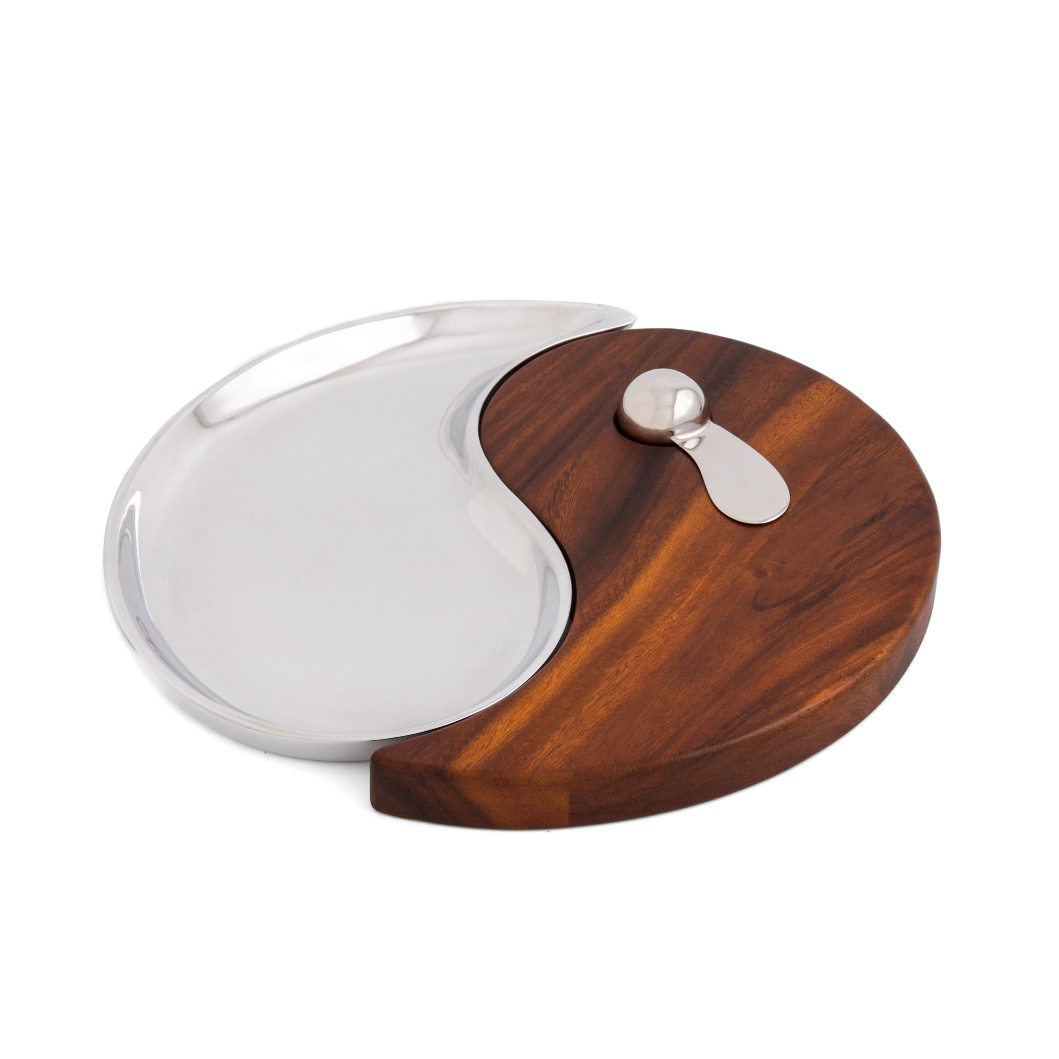 Yin Yang Cheese Board w/ Spreader image number null