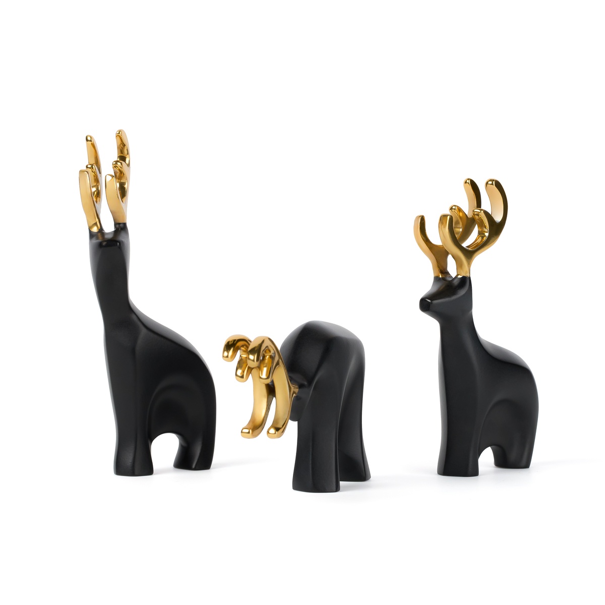 Miniature Prancer Reindeer Set image number null